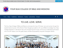 Tablet Screenshot of fourseas.edu.sg